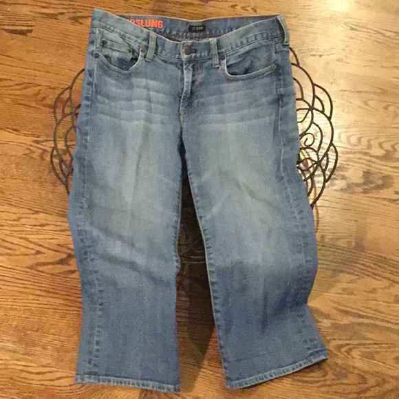 J Crew hipslung crop denim - Picture 2 of 5